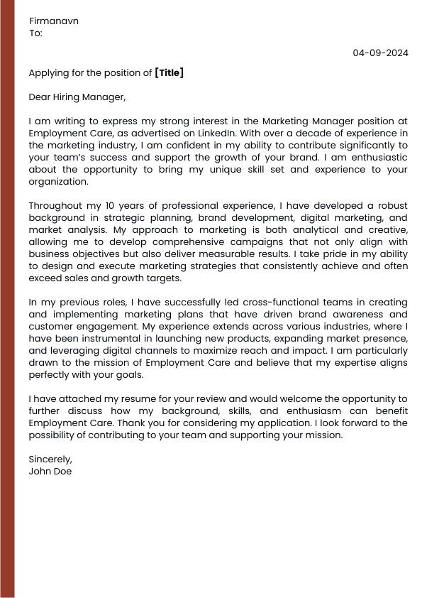 CV Template 10