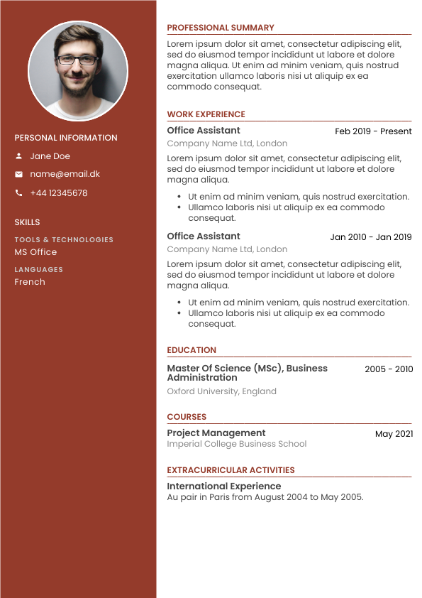 CV Template 4